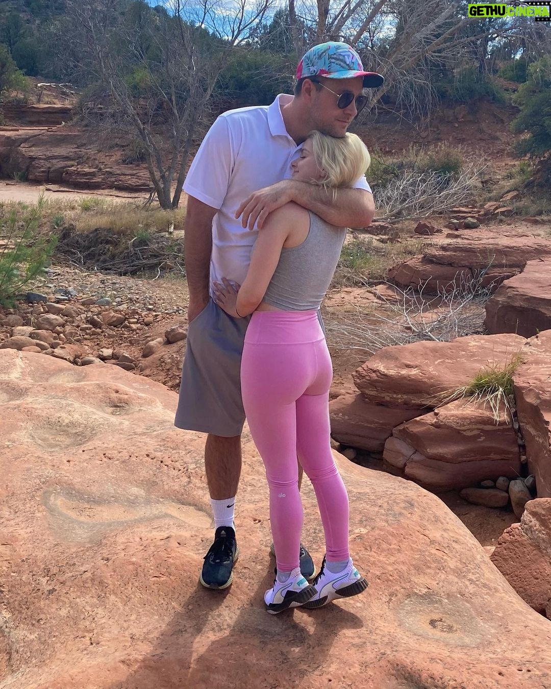 Ariel Winter Instagram - Happy birthday my love! 27 looks good on you😍 You are such a wonderful man and I am beyond grateful we get to do life together. So excited for this new chapter with you poots🥹❤️Thank you for being the extra special man + dog dad you are. We love you more than you know! 🎶lucky to be in love with my best friend🎶💞 @labenward