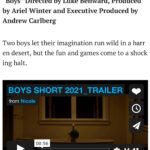 Ariel Winter Instagram – #FYC #ForYourConsideration 🤩
Myself + the entire BOYS team are so honored and grateful for the love + support our short has received, and are so excited to be included in the Film Business Live Action Short Film Oscar Shortlist Predictions for 2022!!!!!!! I am so proud of what we’ve created, and feel so lucky to celebrate these exciting moments with this amazing team❤️ As one of the producers, I’ve seen the short over 100 times and it still affects me just as much EACH TIME which is such a testament to our amazing (first time!!!!!) director @labenward, our insanely talented actors @cameroncrovetti + @augustmaturo, writer @davidmandell, DP @awrusso, editor @codybess and so many others. We are having such an incredible festival run and for it to possibly lead to a spot on the Oscar Shortlist…😍 Grateful + honored + all the things🥰🥰🥰🥰🥰 Link to article in bio❤️ #AaronBenward