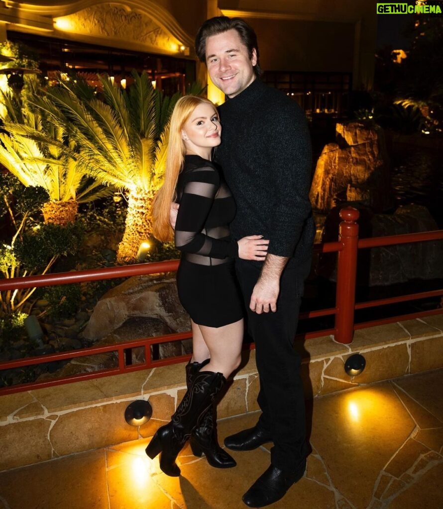 Ariel Winter Instagram - 4 years & 43 days being your Valentine🫶 Photos from our recent anniversary/my bday stay at @wynnlasvegas! We had the most amazing time🥹 We had dinner at @mizumi.wynnlv which is a literal MUST when you stay at Wynn which is also a MUST😍 Wynn Las Vegas