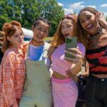 Ariel Winter Instagram - Got Tripped Up with my girls 😍❤️ So grateful for our amazing cast & crew🥹 Tripped Up is available on VOD now✨✨✨✨ #trippedup