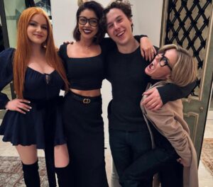 Ariel Winter Instagram - I can see how this looks but Ty is alive and well I PROMISE😂❤️ He’ll definitely be there for the next one 😉🎉 #modernfamily