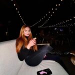 Ariel Winter Instagram - Giving my best “cool dog mom who goes to rooftops on the weekends” vibe✨ Very different vibe from earlier in the day when I ate 3 scoops of ice cream while waiting in a never ending line for fried chicken. It’s givingggg ✨vibe variety✨