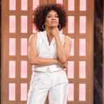 Arisa Cox Instagram - Fancy Menswear for the WIN✨ #BBCAN11 Thank you for this classic custom ivory look @lisawilliamsstyle @fari_hara @gregorygravelinemakeup @marklashjewelry @romieshakes @alexandrevauthier bigbrotherca @globaltv 📸 @joanna_bell_photographic_art