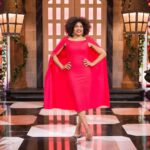 Arisa Cox Instagram – In my superhero era ❤️ #BBCAN11 Gotta close out Whodunit Week with a cape!
.
Thank you @lisawilliamsstyle @gregorygravelinemakeup @romieshakes @marklashjewelry @chiarabonilapetiterobe @louboutinworld for this luscious look ✨ @bigbrotherca @insight.productions @globaltv