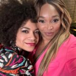 Arisa Cox Instagram – Oh just casually taping something special with my girl and incredibly deserving Canadian Screen Award CHANGEMAKER OF THE YEAR TRACY MOORE! You are everything and I’m so thankful to call you my friend of 20 years 💜 Catch all the glitter and talent at the CSA Awards April 16th 👏🏽👏🏽👏🏽 @thetracymoore @thecdnacademy #CSA #CanadianScreenAwards @lisawilliamsstyle