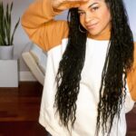 Arisa Cox Instagram - *I’M LOOKING FORWARD TO THESE…. this is a pic from like Feb 😭😂* I’m so READY for the summer and getting braids back… and ready to stunt in my favourite custom @tresolz kicks… I have size 11/12 feet (!!!) and if you’re in the same boat and also love glam, THIS is the brand for you… a Canadian Black woman-owned company that will make you feel like a million bucks on a stage or chilling in a park - without the million-buck price tag! And with braided tresses by Tianna from @joujouhair (another Canadian Black woman-owned company)… I mean… that’s a hot girl summer right there 💜 @tresolz @lisawilliamsstyle #braidsbytianna