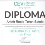 Arleth Terán Instagram - Que la vida me siga permitiendo seguir las pasiones que hacen que mi vida tenga sentido y congruencia para mi mayor bien. Nunca es tarde para aprender lo que te gusta, nosotros somos los creadores de nuestras metas y de nuestros límites y a ti en qué se te va la vida ?? Creer para crear !!🫀👸🏻👁 ♥️🙏🏻 👩🏻‍🎓 🌎 📚. GRACIAS @javier_sanchez_bernal por acompañarme en mis locuras y por apoyarme incondicionalmente en todo lo que me propongo. ♥️ @cursosydiplomadosdearte.cevi Gracias a las eminencias de que nos dieron clases. #motivation #artes #vida #historia #musica #pintura #escultura #arquitectura #maravillas #artistas Viviendo feliz