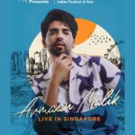 Armaan Malik Instagram - Singapore, it's happening! My debut show in your incredible city, and my very first international concert since the album dropped! Join me on Nov 18th at the @esplanadesingapore concert hall, for a night of music you will never forget! Ticket link in bio 🧡 #ArmaanMalik #ArmaanMalikLive #KalaaUtsavam #Singapore #concert