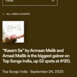 Armaan Malik Instagram - sept ‘23