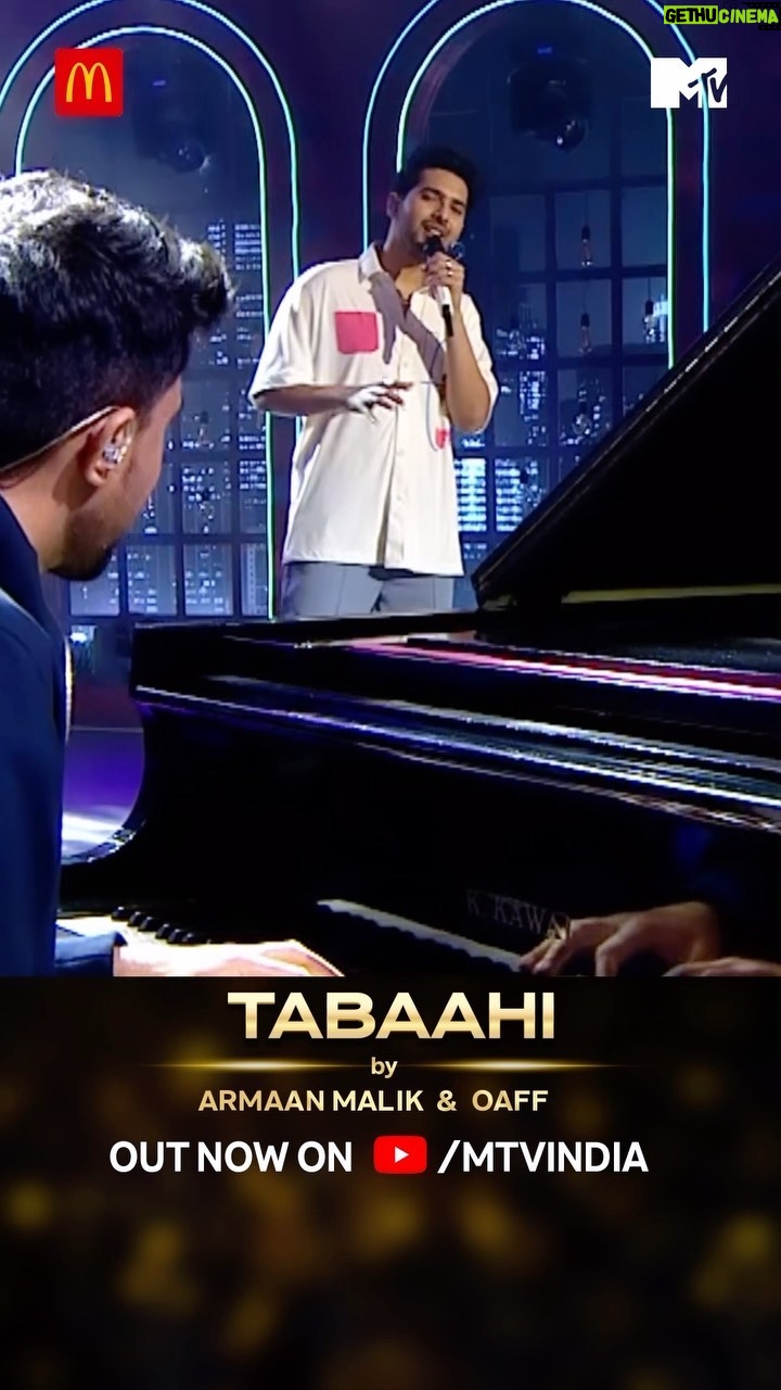Armaan Malik Instagram - Fresh new song #Tabaahi out now with my friend @oaffmusic! Go check it out and give it all your love 🦋🌻🫶🏻 Catch the song only on @mtvindia’s YouTube channel and tune into happiness with McDonald’s i’m lovin’ it LIVE with MTV - Every Friday at 7pm. #ImLovinIt #McDonaldsImLovinitLiveWithMTV #McDonaldsMusic #ImLovinitlive #MTVMusic #MTVIndia, #Collab #Duet #Mcdonalds #MusicShow #ArmaanMalik #OAFF