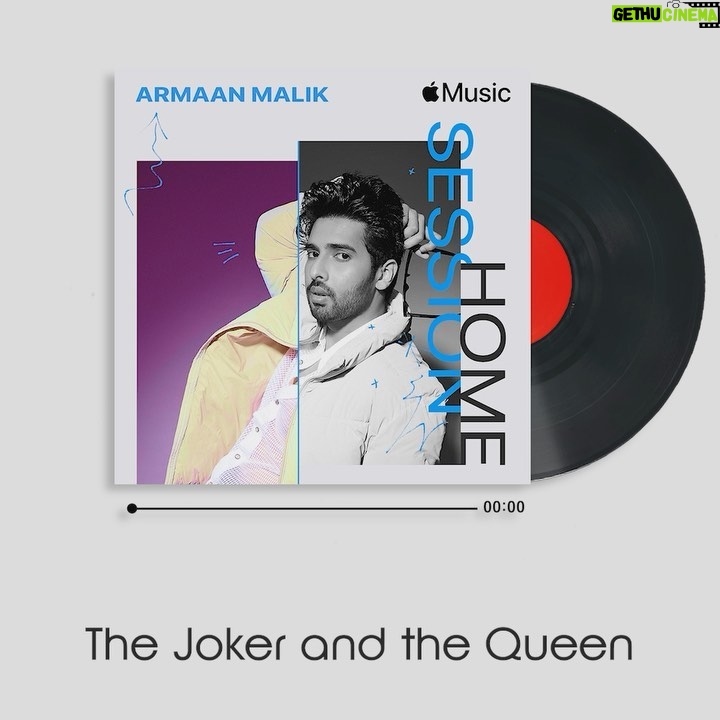 Armaan Malik Instagram - My @applemusic home session is out now! It features three of my fav songs in a stripped down and acoustic vibe. ‘Barsaat’, ‘Nakhrey Nakhrey’ and the third’s a cover of Ed Sheeran & Taylor Swift’s ‘The Joker And The Queen’ 💙 Hope you like this lil’ surprise from my end x Guitars & Arrangements: @johnpaul.india Mix/Master: @mix.abhishek Visualiser: @trickyeye_murtaza