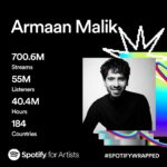 Armaan Malik Instagram - i’ve only just begun. #spotifywrapped