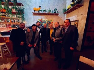 Armand Assante Instagram - Twice Oscar Winning Nick Vallelonga’s Production of Arman Nshanian’s ‘Songs of Solomon’ screened Battery Park Stadium here in New York last night. Asko Askopyan Co Produced with his Oscar Gold Productions which also helms ‘45 Days: Fight for a Nation’ —-Both Highly Relevant Knockdown Films.  xA
Nick Vallelonga, Armand Assante, Marcello Assante, John A Gotti, Arman Nshanian, Claudio Bellante, Asko Askopyan.