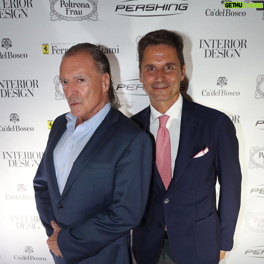 Armand Assante Instagram - To all my dearest friends in Miami and Michael(@glocreativeagency), thank you for inviting me to this gorgeous night with all of you. Poltrona Frau