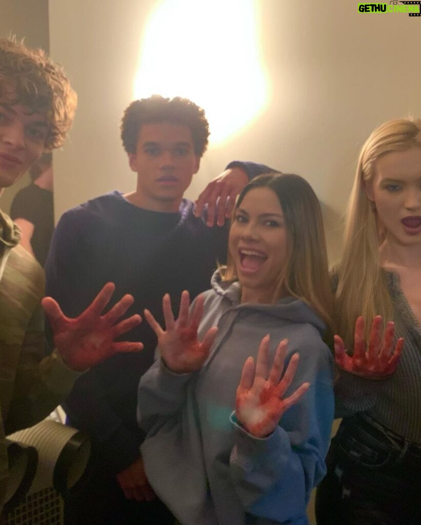 Armani Jackson Instagram - with season one of wolf pack coming to a close. here’s some pictures from the screening of episode 8 and bts from filming the finale. thanks for watching <3