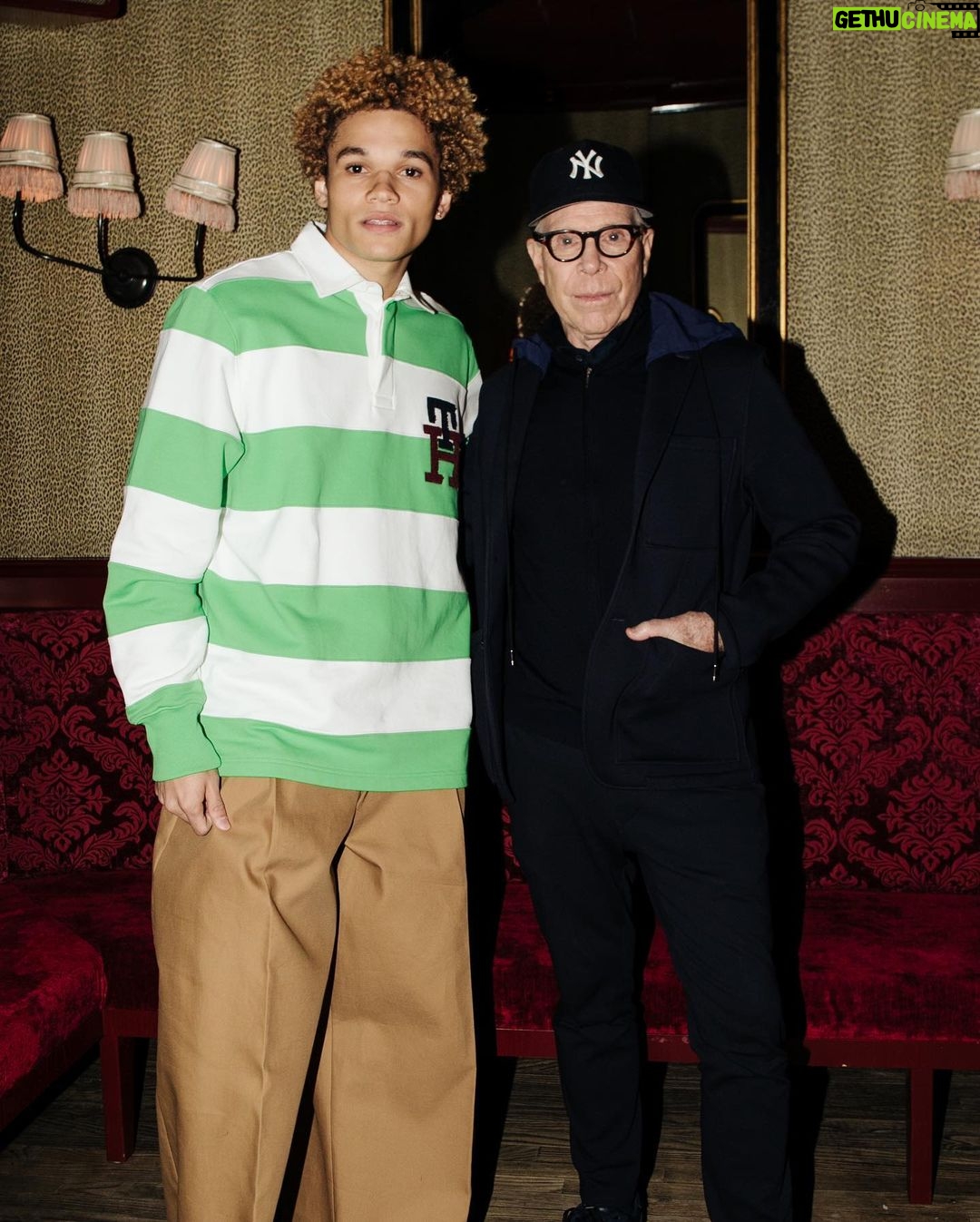 Armani Jackson Instagram - last night with the man himself @tommyhilfiger #classicsreborn <3 New York, New York
