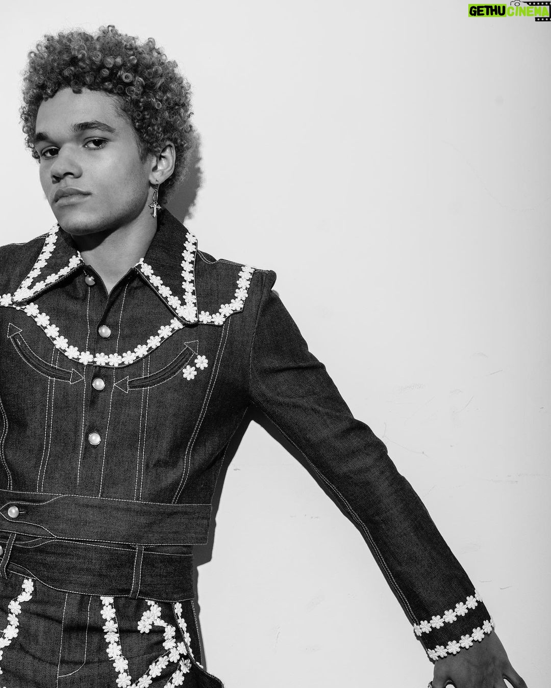 Armani Jackson Instagram - huge thanks to @vman for the feature and for making me sound sophisticated 🧙♂️ Photography: @enfoque_lumiere Fashion: @luca_falcioni_ (@OpusBeauty) Grooming: @groomedbymichelleharvey (@opusbeauty ) using Charlotte Tilbury and Prose Editors: @daniacurvy / @thekevinponce Text: @henry_chandonnet Hair: @shaiamiel