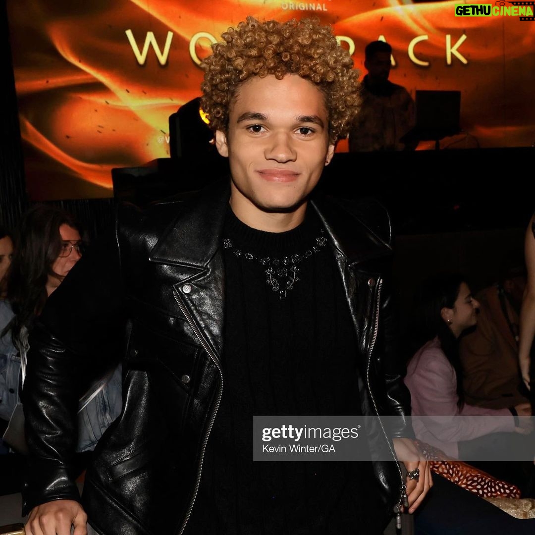 Armani Jackson Instagram - last night at the Wolf Pack world premiere <3 thank you @fendi for styling me on 2 very special nights!