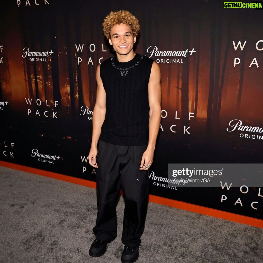 Armani Jackson Instagram - last night at the Wolf Pack world premiere <3 thank you @fendi for styling me on 2 very special nights!