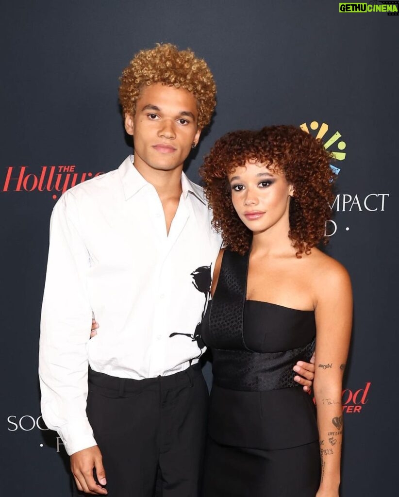 Armani Jackson Instagram - thank you @socialimpactfund & @hollywoodreporter for hosting such an amazing event last night ! I am so thrilled to be apart of this