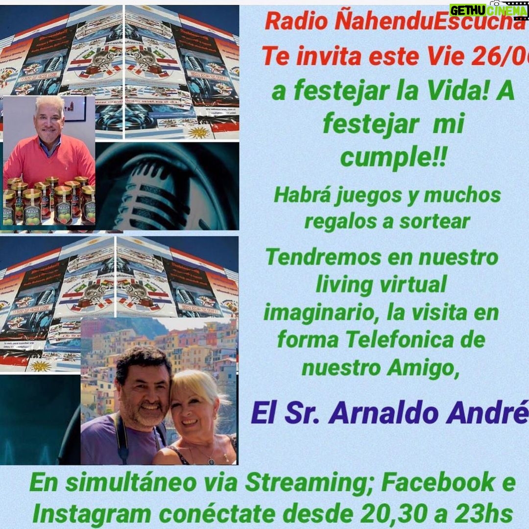 Arnaldo André Instagram - Te espero mañana!