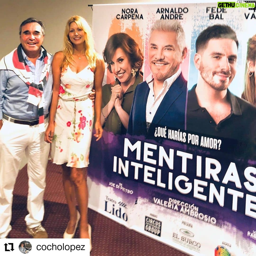 Arnaldo André Instagram - #Repost @cocholopez • • • • • • Teatro Lido Mar Del Plata MdQ sin duda esta es una temporada teatral muy amplia Fuimos a ver MENTIRAS INTELIGENTES 👏👏👏 @noracarpena_ok @arnaldoandreoficial @micavazquezok y @balfederico 👏👏👏 Teatro Lido Gracias 👍😀😀🚗
