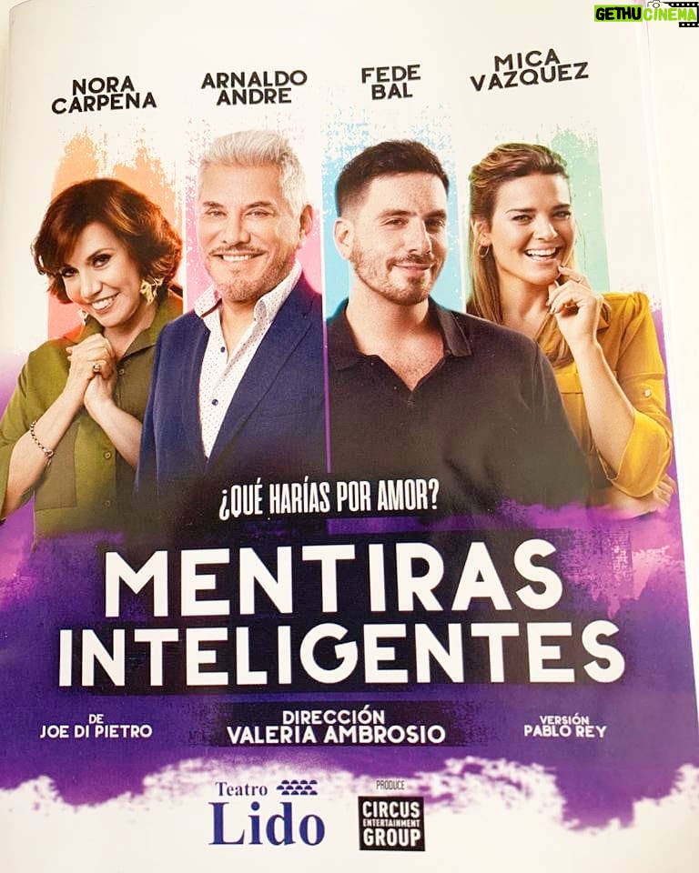 Arnaldo André Instagram - Exitoso debut en #mardel @mentirasinteligentes con @noracarpena_ok @balfederico @micavazquezok ChR PR