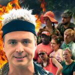 Arnaud Soly Instagram - Pas facile le Rituel du Feu à Survivant Qc🔥😂 Extrait du dernier épisode de Club Soly disponible sur @noovo.ca
