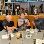 Arnold Schwarzenegger Instagram - It was such an honor to schmooze with @jockowillink and @echocharles for a couple hours about Be Useful and my life in general! These guys are the real deal, I can’t wait for you all to hear this one. Coming next week 💪💪