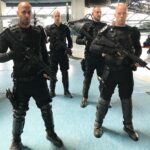 Arsha Aghdasi Instagram - Dont mess with us😎🤪. Bald team 😁 تیم کچل های قهرمان #stuntlife #standupforstunts #oscarstunt #stunt13 #arshaaghdasi #arsha_aghdasi #actionmovies #ارشا_اقدسی #بدلکار Belgrade, Serbia