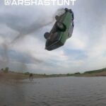 Arsha Aghdasi Instagram - This is my 38th car I tumbled at the age 38... But this year i will do it more and more. By your support and positive energy... Thanks everyone who helped me to keep doing stunt. This is my passion and my mission. I am man on a mission I dont need no permission. خدا رو شکر این سی و هشتمین ماشینی بود که چپ کردم و البته برام خیلی‌ مهم بود که وقتی رو هوا یک دور‌ کامل میخوام بچرخم حتما بتونم عرض رودخونه رو طی کنم. و باز هم همه چیز طبق محاسباتم دقیق پیشرفت و نقطه فرود و چرخش همونطور که گفتم مشخص شده بود. تا اینجاش با من و بچه های درجه یک تیم من بود. از اینجاش حمایت شما رو میطلبه که باعث بشید این ویدیو از ایران حسابی دیده بشه. اگه این یه ویدیو خارجی بود الان جایی نبود که به اشتراک گذاشته نشه... #arshastunt #arshaaghdasi #ارشااقدسی #persianstunt #iranianstunt #iranianstuntcoordinator #بدلکار #carjump #adrenaline #ایران #کیاشهر #رشت. Thanks: @251aaamirmirakhori251 @mahnoushstunt @mohsenstunt @alirezamoradii @classino_com @mahyar.bashardoost @soroush_arabshahi Iran