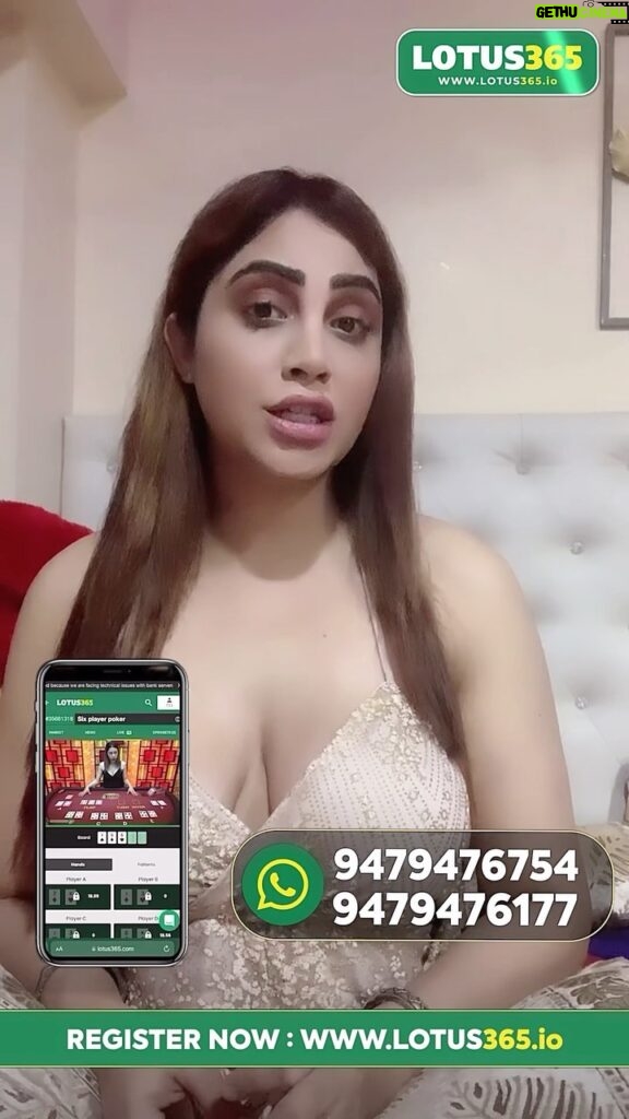 Arshi Khan Instagram - @Lotus365world www.lotus365.io Register Now To Open Your Account Msg Or Call On Below Number’s Whatsapp - +917000076993 +919303636364 +919303232326 Call On - +91 8297930000 +91 8297320000 +91 81429 20000 +91 95058 60000 LINK IN BIO 😎 Disclaimer- These games are addictive and for Adults (18+) only. Play on your own responsibility.