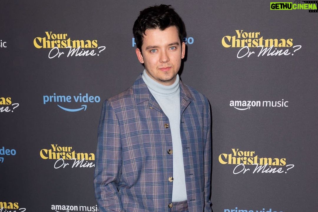 Asa Butterfield Instagram - Your Christmas or Mine? It’s out on @primevideouk today! Gather your friends and fam and cozy up for a fabulously funny, feel good treat of a film. The most wonderful cast and crew I could hope to work with, thank you all ❤️ Merry Christmas 🎄