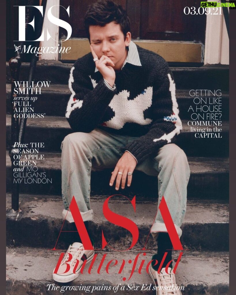 Asa Butterfield Instagram - Snaps for @eveningstandardmagazine Photography by @tung_walsh Styling by @jessicaskeetecross Interview by @jimfamished Grooming by @ewtmakeup