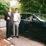 Asa Butterfield Instagram - With 15 minutes to spare before the ceremony, we pulled in, got undressed, and hastily threw our suits on behind the car. It was then that we realised we parked up outside a school, sorry kids.
