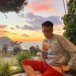 Asa Butterfield Instagram - Dress code - sunset