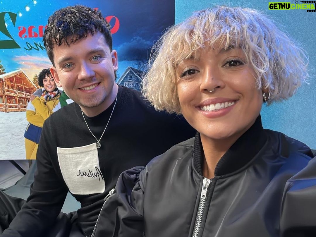 Asa Butterfield Instagram - Your Christmas or Mine 2, yes 2! Is out today on @primevideouk we all had way too much fun making it so I hope you all enjoy🎄 Sölden, Austria