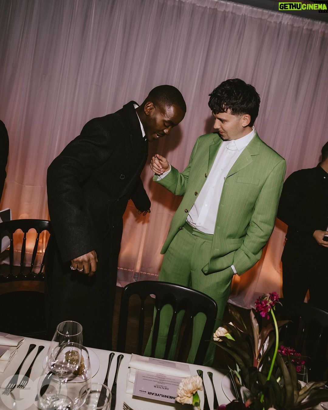 Asa Butterfield Instagram - Thank you @britishgq Unbelievably proud of my boy @ncutigatwa we’re in his world and I’m blessed to be a part of it. Big up Wrighty the legend. wearing @paulsmithdesign with @boucheron and @grandseikoofficial hair by @charlieculleneducation