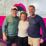 Ash London Instagram - As a kid I had a sore finger from spending every night dialling 9414 1011 trying to request Alanis Morisette on ttfm 25 years later it was an absolute pleasure to be in the studio this week with these fellas on @kiis1011 All the love @jase_hawkins + @cstanaway (and rest up @lfizzlphillips ❤️❤️)