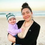 Ash London Instagram - I wasn’t gonna post this because I was all “no one needs to see another photo of you and the kid” but then I came to my senses. Happy Sunday! Maroubra Beach