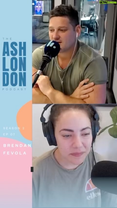 Ash London Instagram - Fatherhood looks good on you Fev. Episode 7 is a deep dive into family, identity and gratitude with @brendanfevola25 and it’s out now! Still can’t believe he made me cry 😭