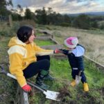 Ash London Instagram – Inspecting bugs. Digging holes. The afternoon of dreams! 

If anyone needs a measure and quote – Buddy is your guy. As slide four proves.