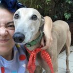 Ash London Instagram - Happy 12th birthday to my firstborn Queen. Thanks for taking care of Dad before I came along, for making me into a dog person, and mainly thankyou for not losing your mind when Buddy came along. We love you forever sweet Honey girl! The baddest bitch around! Long live Hunzo!!!! @honeydahound
