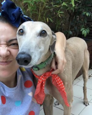 Ash London Instagram - Happy 12th birthday to my firstborn Queen. Thanks for taking care of Dad before I came along, for making me into a dog person, and mainly thankyou for not losing your mind when Buddy came along. 

We love you forever sweet Honey girl! The baddest bitch around! Long live Hunzo!!!!

@honeydahound