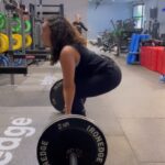 Ash London Instagram – I wanted to feel strong again after giving birth. No calorie counting. No scales. No progress pics. No saying no to things I want to eat. Just me showing up to the gym 3 times a week and @matty_boland ALWAYS making sure I’m enjoying myself. 

Also Buddy is obsessed with ‘Manny Gym’ (Matty at the gym) and I love that he sees mama doing her best to stay healthy and strong. 

Do whatever makes you feel good in whatever capacity you are able. Chuck out the rest ❤️

Watch to the end to see Buddy channeling his inner playa