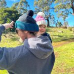 Ash London Instagram – Exploring with my boys ❤️❤️

Obviously I decided it was too unsafe when I saw the size of the gorge and made everyone walk back to the car. Loddon Falls Glenlyon