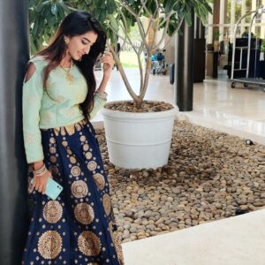 Ashika Yash Instagram - She is a wild, 
Tangled forest
With temples 
And treasure 
Concealed within 🍂
.
.
.

#aesthetic #modelling #tamilponnu #tamizhachi #anbu #kadhal #spreadlove #staykind #kindness #travel #shootingspot #pondicherry #ashikayash