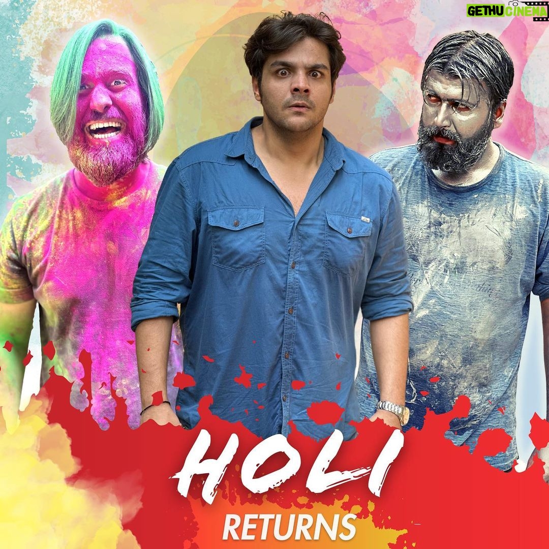Ashish Chanchlani Instagram - Ye lo mere seth log Tum sabke lie Humari new video aa chuki hai HOLI RETURNS Link in Bio❤️