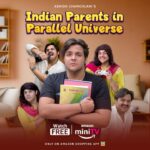 Ashish Chanchlani Instagram - Aa gaya mera new universe AAP SAKBKA SWAGAT HAI #ACVIANS Yaha mummy game khelne bheje aur papa party karne! Yeh hai mera ka parallel universe! Come spend a day with ‘Indian Parents In Parallel Universe’ for free on Amazon miniTV only on the Amazon Shopping app. WATCH NOW : LINK IN BIO @amazonminitv #ACVinParallelUniverse #AmazonminiTV