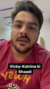 Ashish Chanchlani Instagram - Bas karo bhai mera shaadi se pehle hi divorce ho jaega #VickyKatrina (Wardrobe credits : @thesouledstore)
